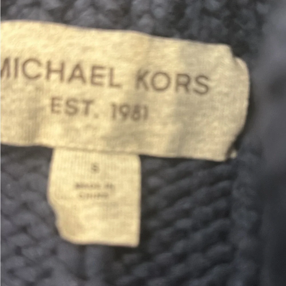 Michael Kors Men's Dark Blue Zip-Up Sweater - Picture 5 of 7